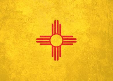 Flag of New Mexico on Wall