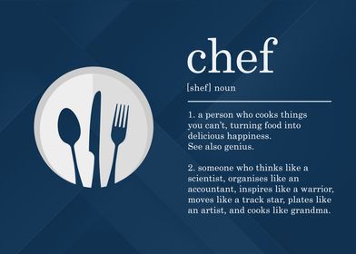 Funny Chef Definition Cook