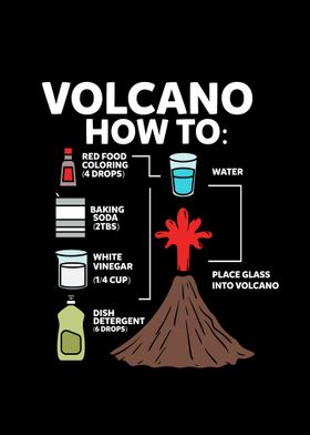 Funny Volcano Science Gift