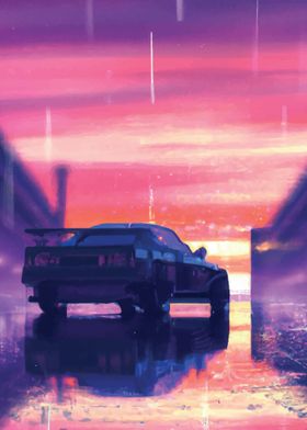 synthwave style 