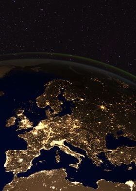 Illuminated Europe