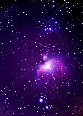 Purple Galaxy in Space