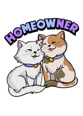 hoMEOWner  Cute Cat Shirt