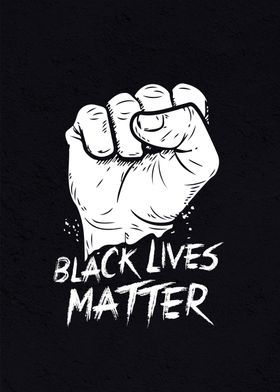 'Black lives matter fist' Poster by Uber Colektiv | Displate