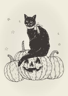 Halloween cat