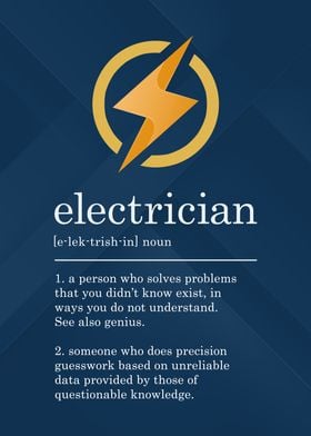 Funny Electrician Sign