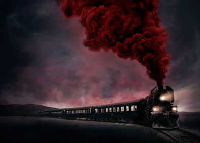 Red steam orient express