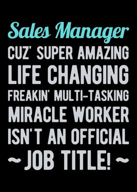 Funny Sales Manager