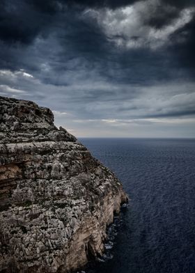 Malta Island Gloomy Coast