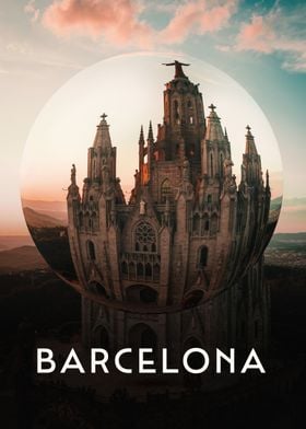 Barcelona Spain Crystal