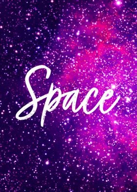 Space Purple Galaxy