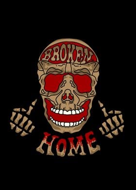 skull broken home