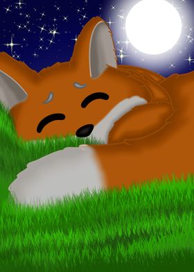 Sleeping Fox