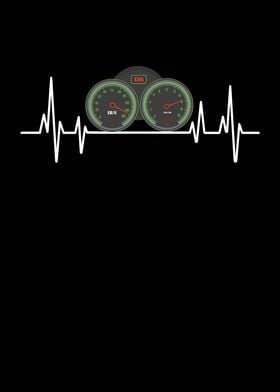 Motorbike Heartbeat Biker