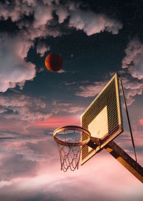 Cloudy Basketball