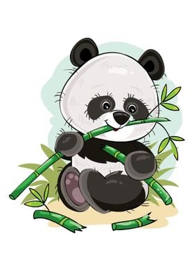 Panda bear baby