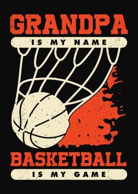 Basketball Grandpa Design