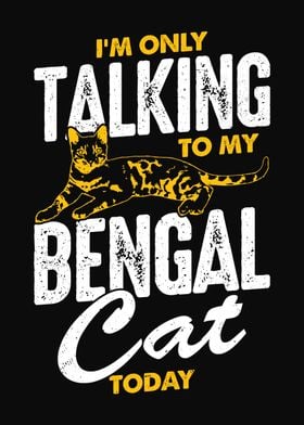 Bengal Cat Animal Lover