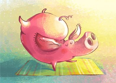 Yoga Pig