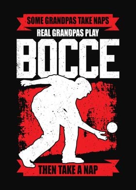 Bocce Player Grandpa