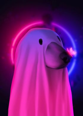 neon dog