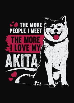 Akita Inu Dog Lover Design