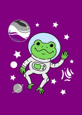 Frog Space Asexual Pride