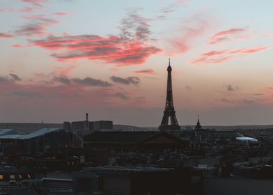 Sunset in Paris