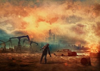 Wasteland Digital Painting