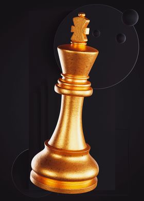 Golden Chess King