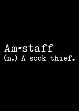 Amstaff A Sock Thief