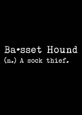 Basset Hound A Sock Thief