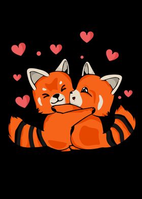 Red Panda Valentines Day
