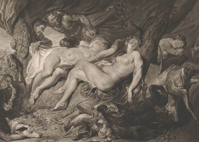 Sleeping Nymphs And Satyrs