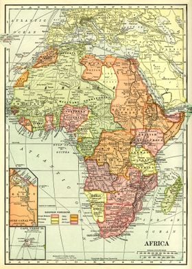 Historical Map of Africa