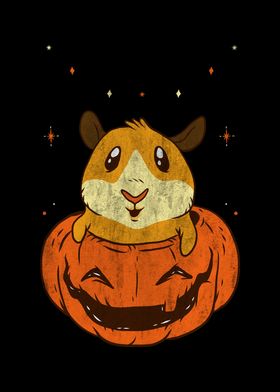 Hamster Halloween Pumpkin