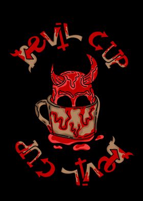 skull devil cup