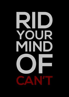 Rid Your Mind of Cant