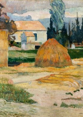 Landscape near Arles 1888