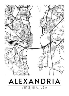 Alexandria Virginia Map