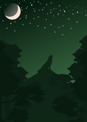 Wolf In The Night Flat