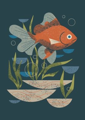 Goldfish Posters Online - Shop Unique Metal Prints, Pictures, Paintings