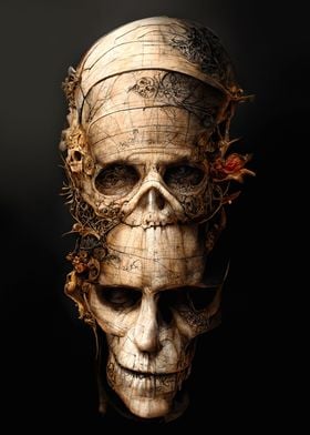 Da Vinci Skull 