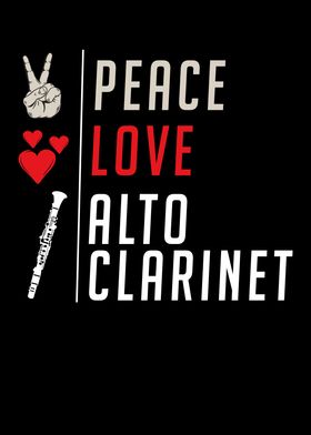 Peace Love Alto Clarinet