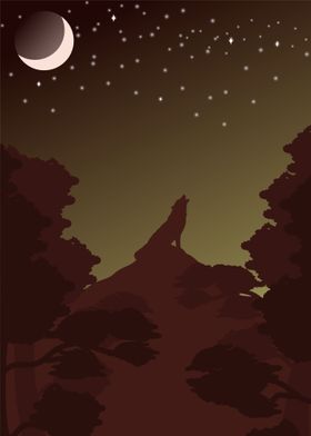 Wolf In The Night Flat 2