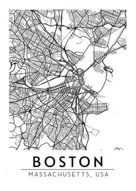 Boston Massachusetts Map