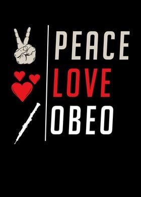 Peace Love Obeo Instrument