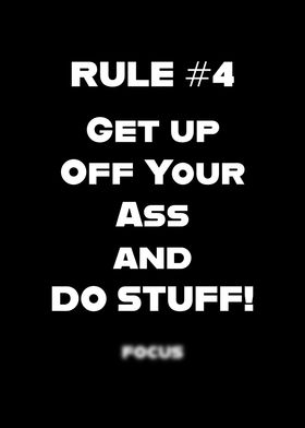 Rules For Life Rule 4 