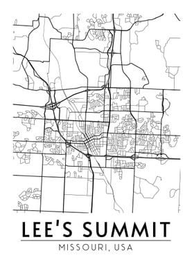 Lees Summit Missouri Map