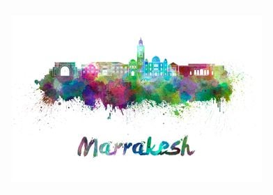 Marrakesh skyline